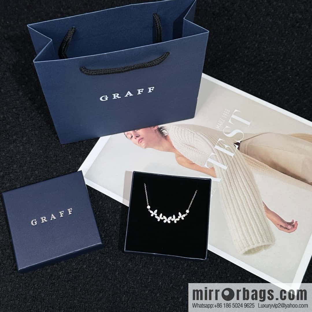 ❗️New ❗️ GRAFF 4 Butterfly Diamond Necklace