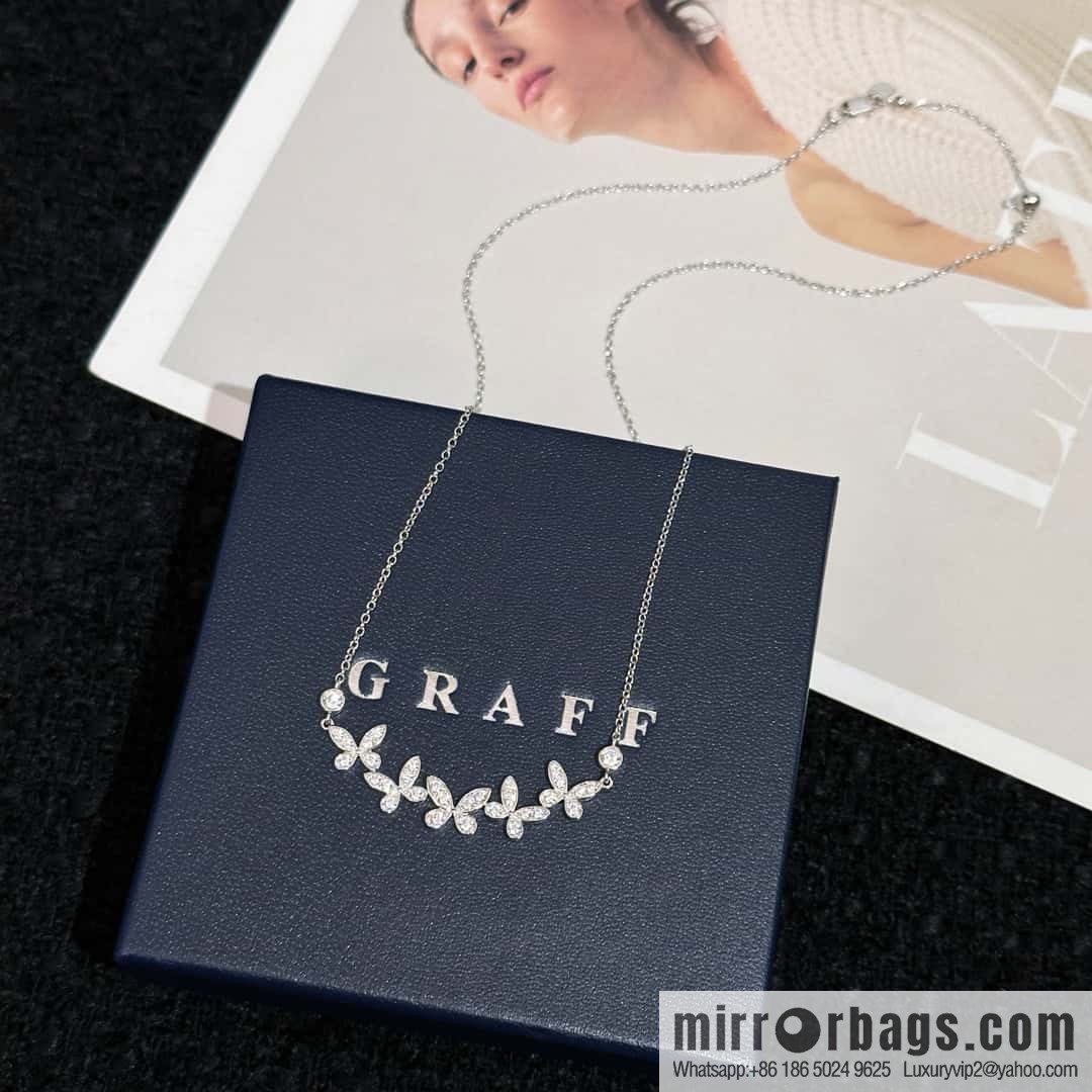 ❗️New ❗️ GRAFF 4 Butterfly Diamond Necklace