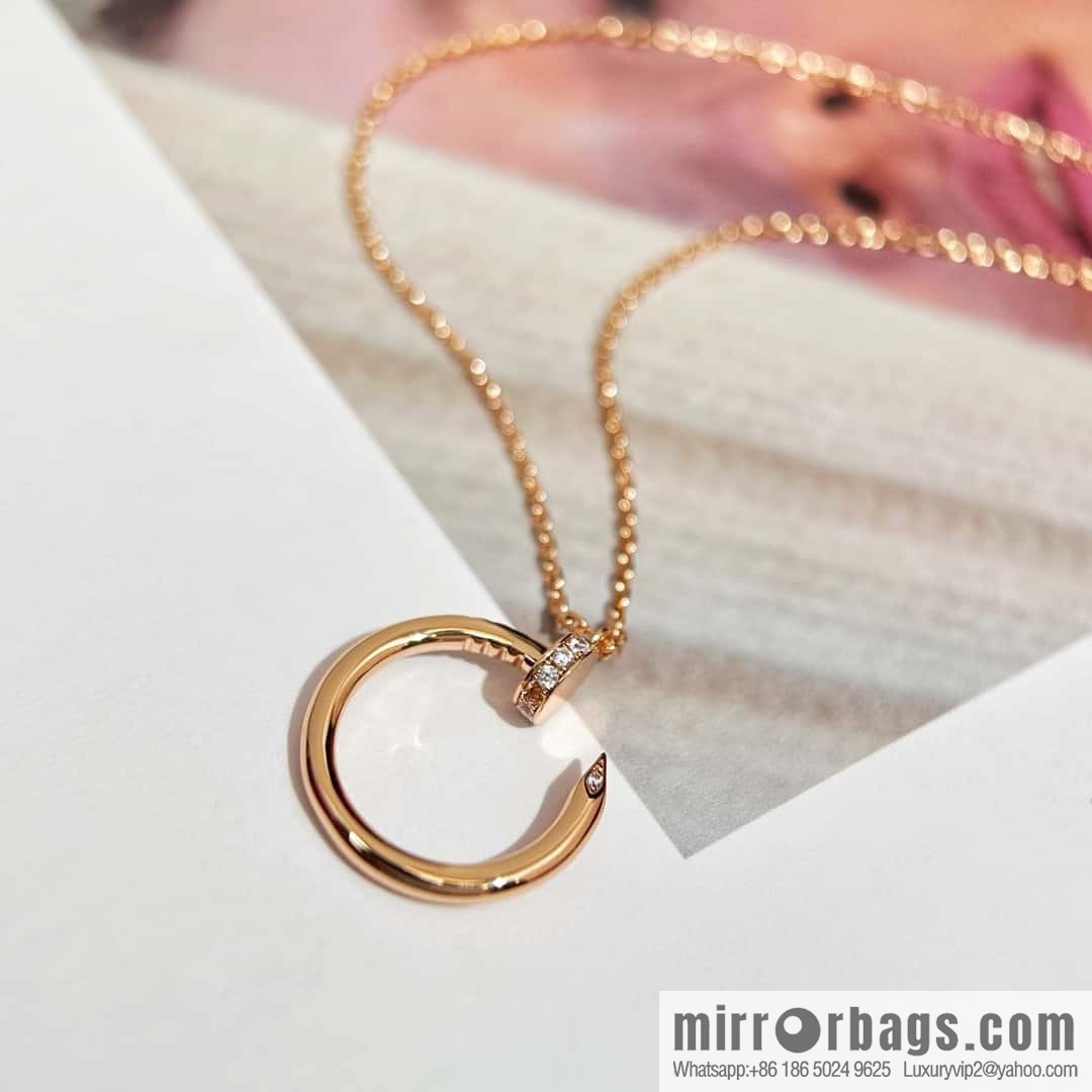 ❗New ❗ ☀ one to one Seiko version ☀ Cartier Cartier glossy, full of diamonds, nail necklace ☀