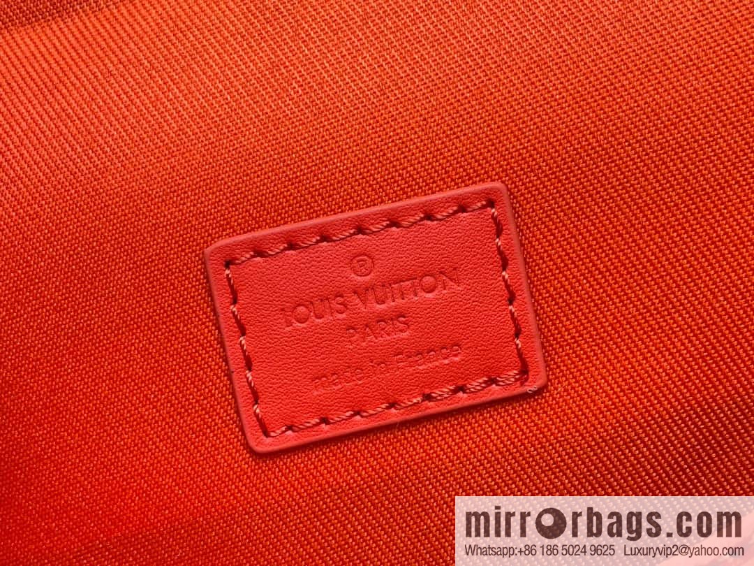 [Original single boutique] M23764 red letters, full leather epi backpack series Christopher medium backpack M41709 M41379