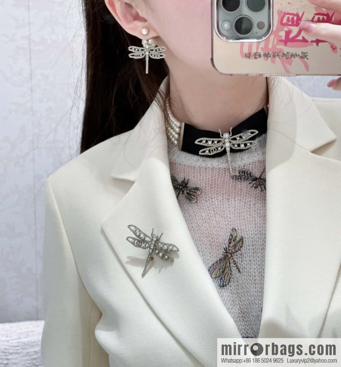 New ☑️ DIOR Dragonfly Brooch
