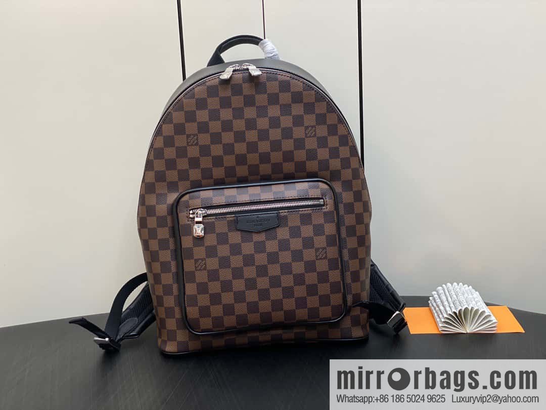 [Original single boutique] M40365 coffee grid backpack series JOSH backpack M45349 M40365