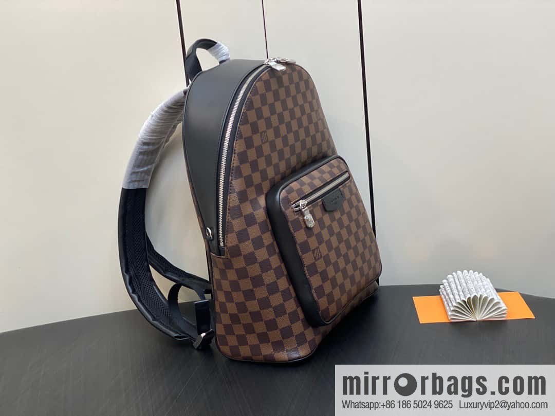 [Original single boutique] M40365 coffee grid backpack series JOSH backpack M45349 M40365