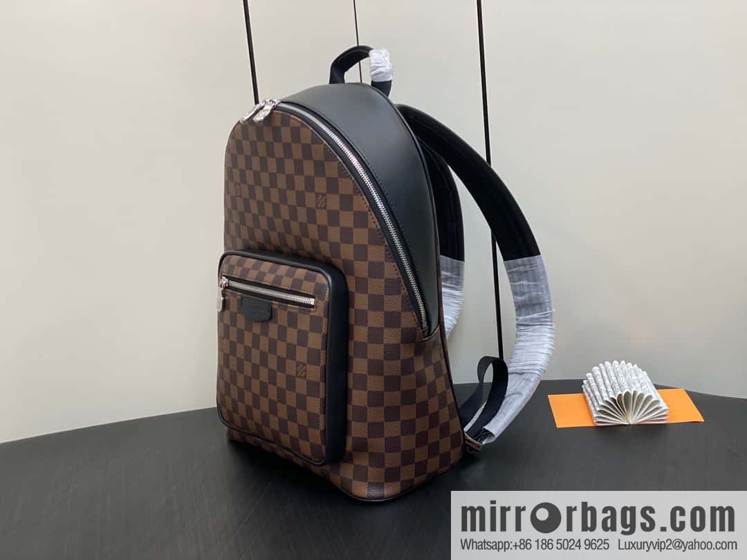 [Original single boutique] M40365 coffee grid backpack series JOSH backpack M45349 M40365