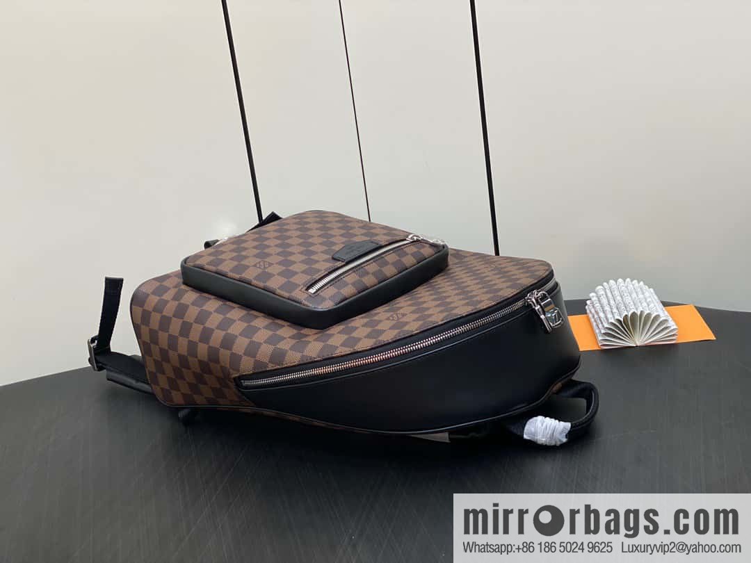 [Original single boutique] M40365 coffee grid backpack series JOSH backpack M45349 M40365