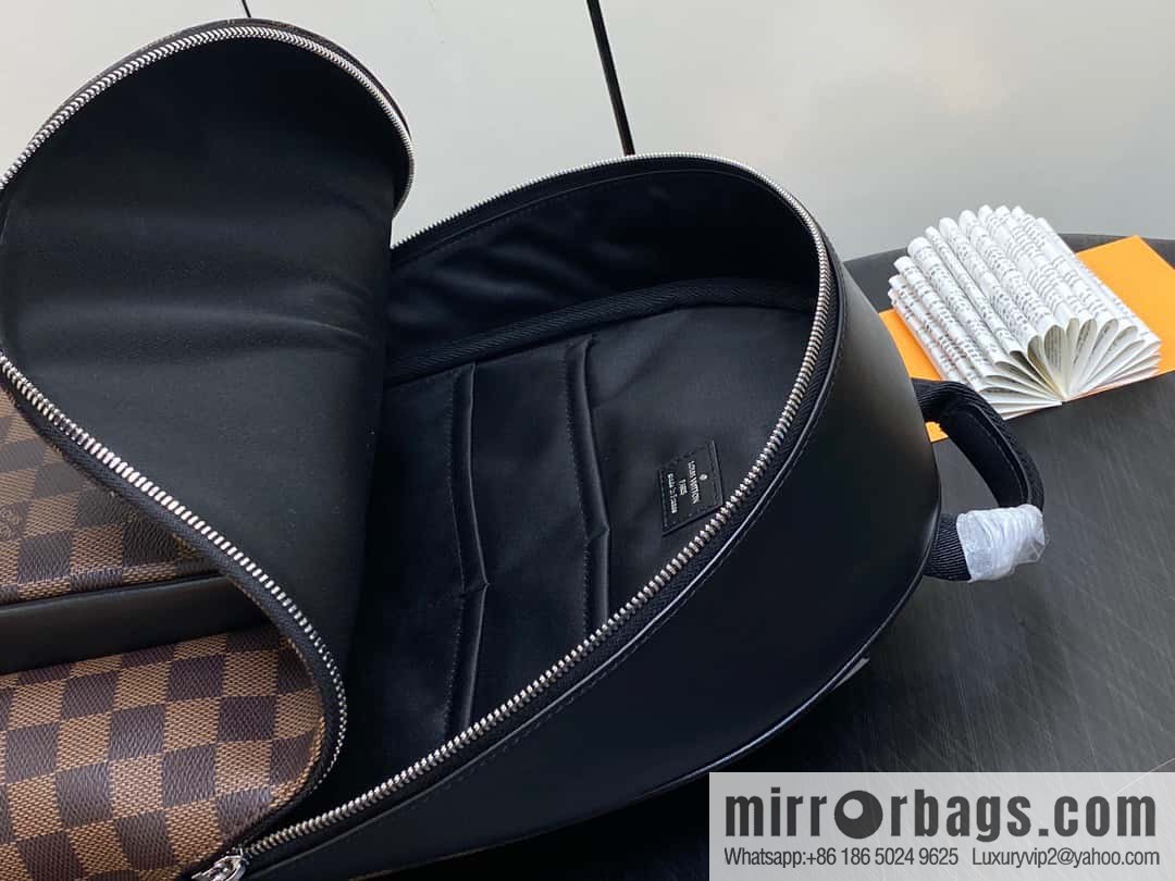 [Original single boutique] M40365 coffee grid backpack series JOSH backpack M45349 M40365