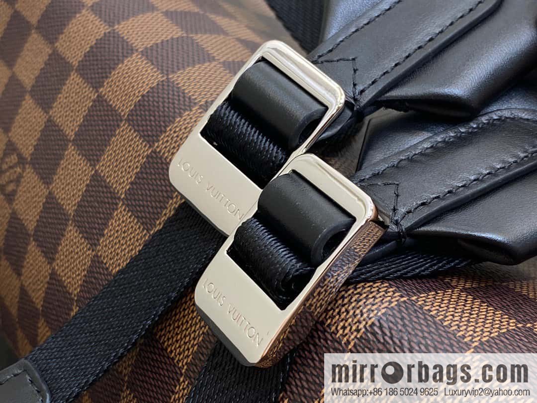 [Original single boutique] M40365 coffee grid backpack series JOSH backpack M45349 M40365