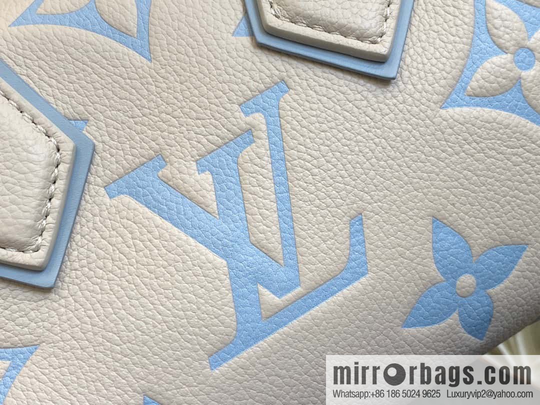 [Original single boutique] M46397 blueberry milk, full leather speedy pillow bag series Speedy Bandoulière 20 handbag