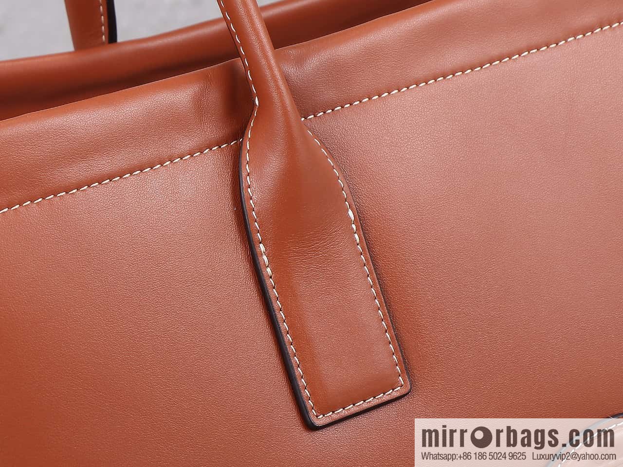 [Premium quality, original leather] CELINE | CABAS TRIOMPHE smooth cow leather (fabric) drawstring bag No.: 199973DU3.04LU