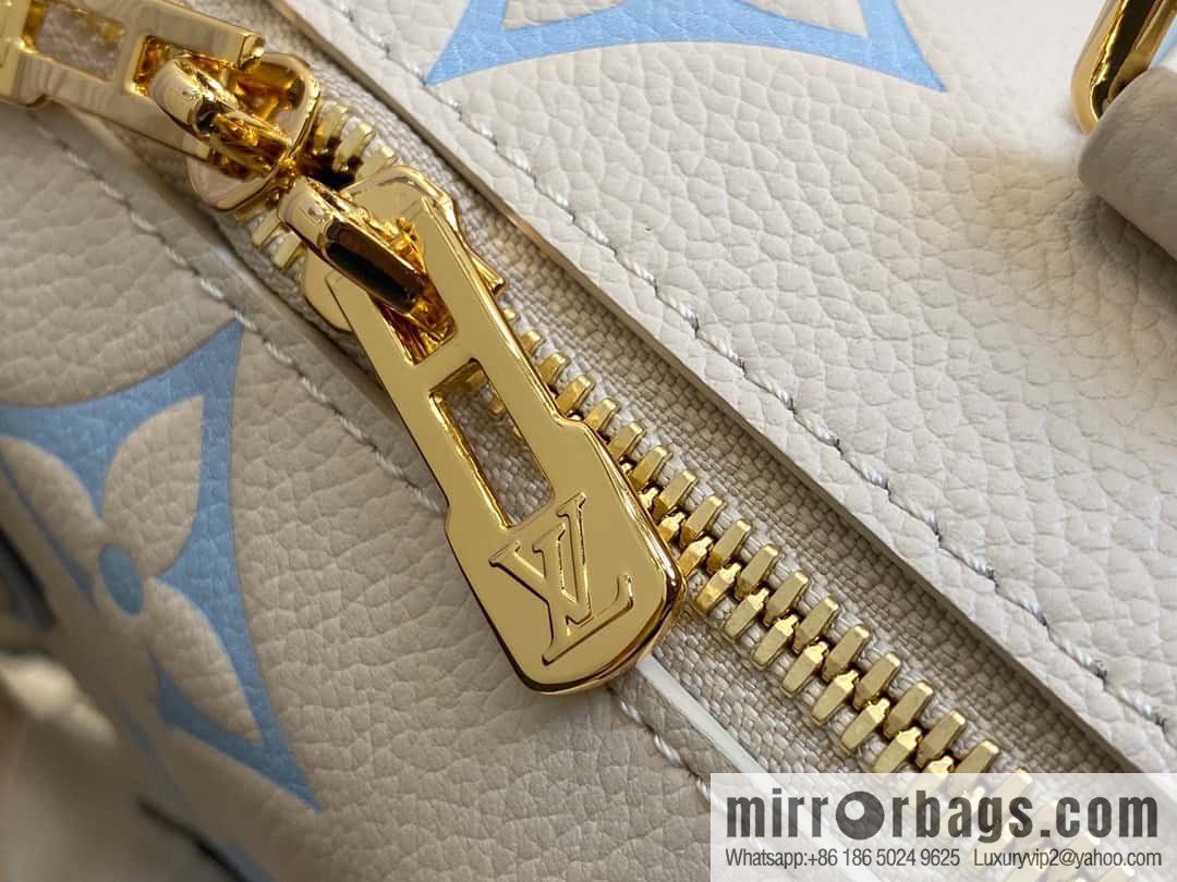 [Original single boutique] M46397 blueberry milk, full leather speedy pillow bag series Speedy Bandoulière 20 handbag