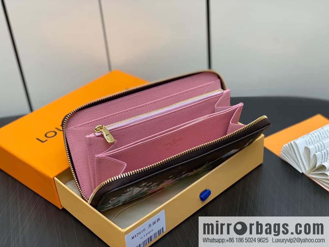 [Original order boutique] M42616 Christmas single zipper wallet series Zippy zipper wallet
