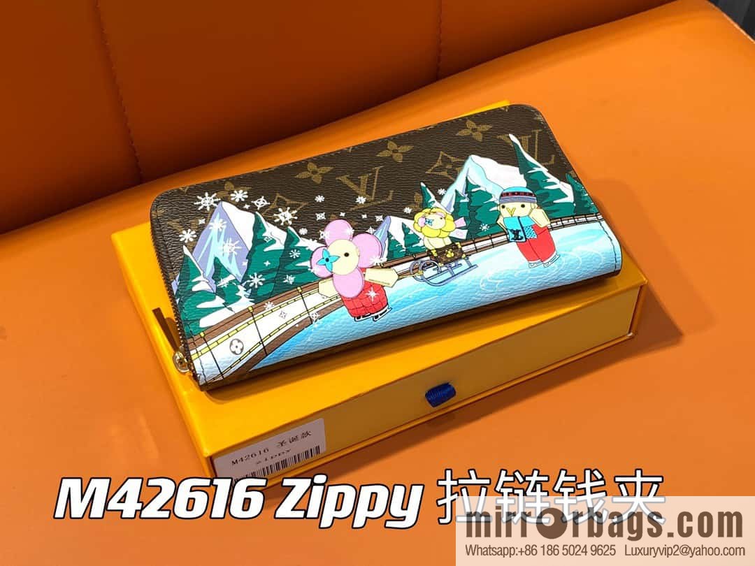 [Original order boutique] M42616 Christmas single zipper wallet series Zippy zipper wallet