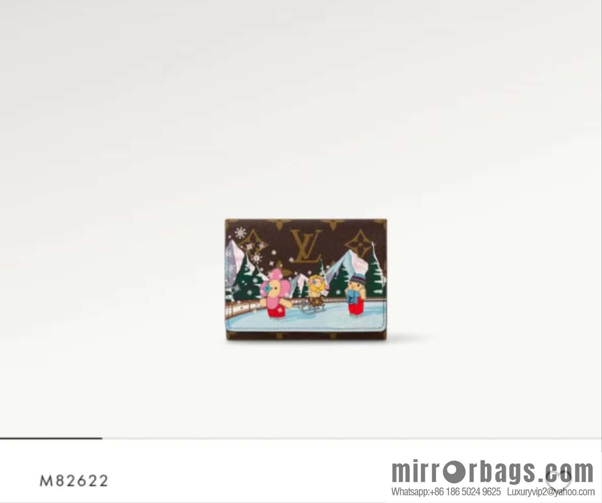 [Original order boutique] M82622 Christmas tri-fold wallet series, small wallet VICTORINE wallet