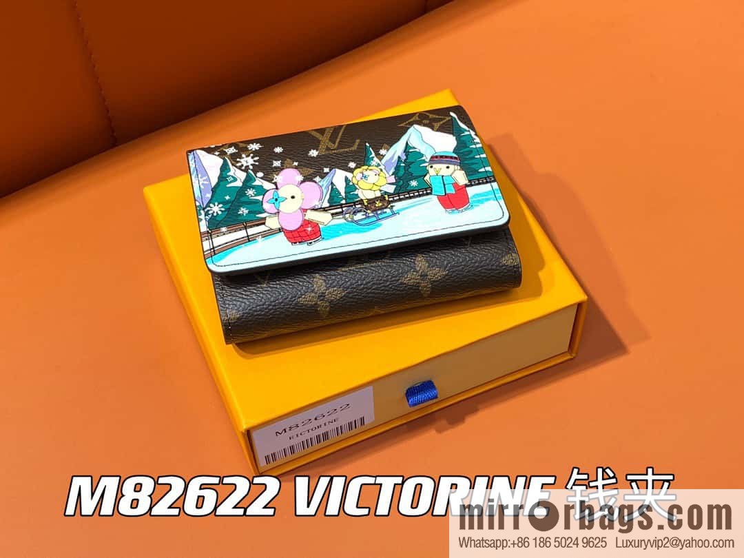 [Original order boutique] M82622 Christmas tri-fold wallet series, small wallet VICTORINE wallet