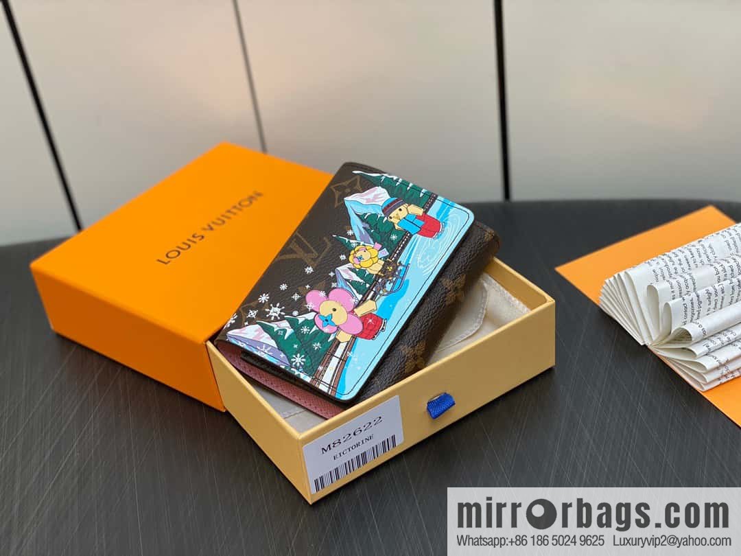 [Original order boutique] M82622 Christmas tri-fold wallet series, small wallet VICTORINE wallet