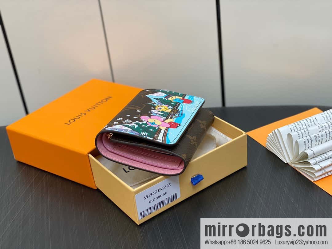 [Original order boutique] M82622 Christmas tri-fold wallet series, small wallet VICTORINE wallet