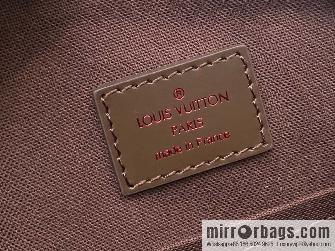 [Original order boutique] N51126 coffee grid, medieval men's bag messenger bag series, medieval camera bag