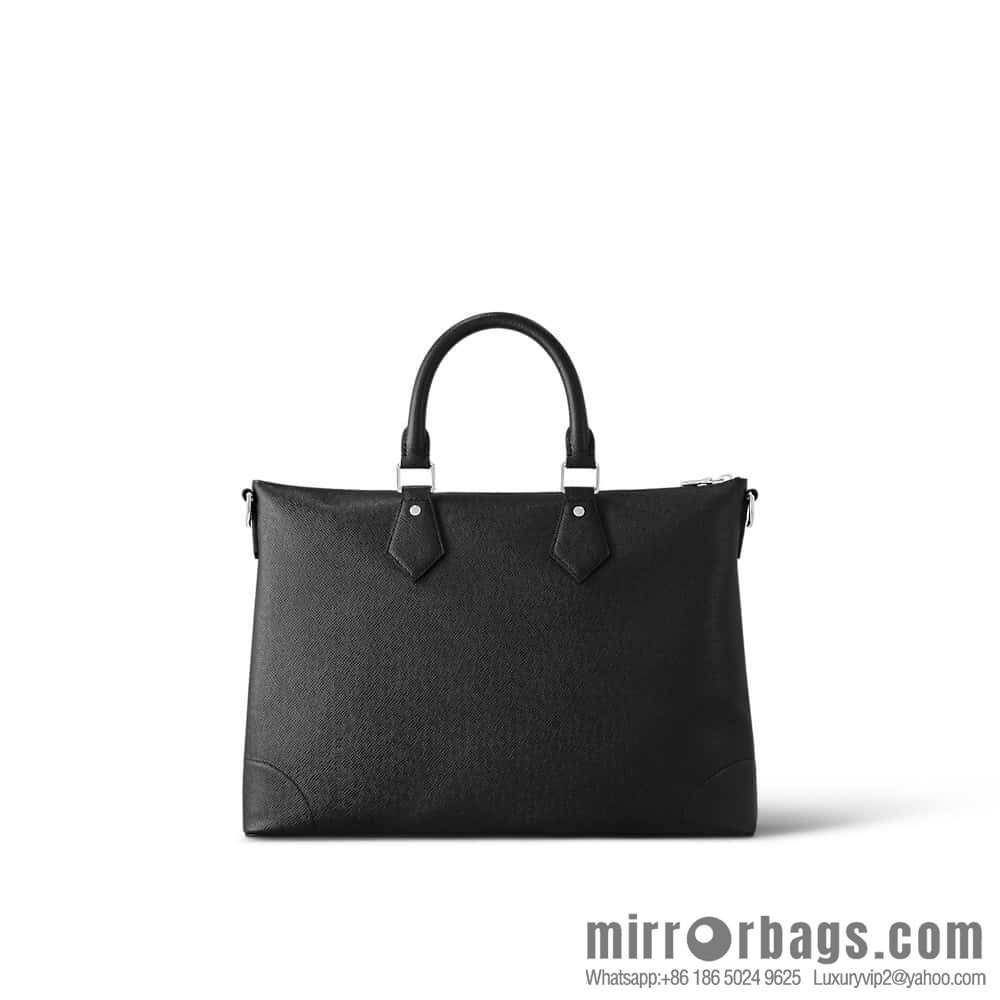[Original order boutique] M30978 black full leather cross pattern briefcase series SLIM NV briefcase