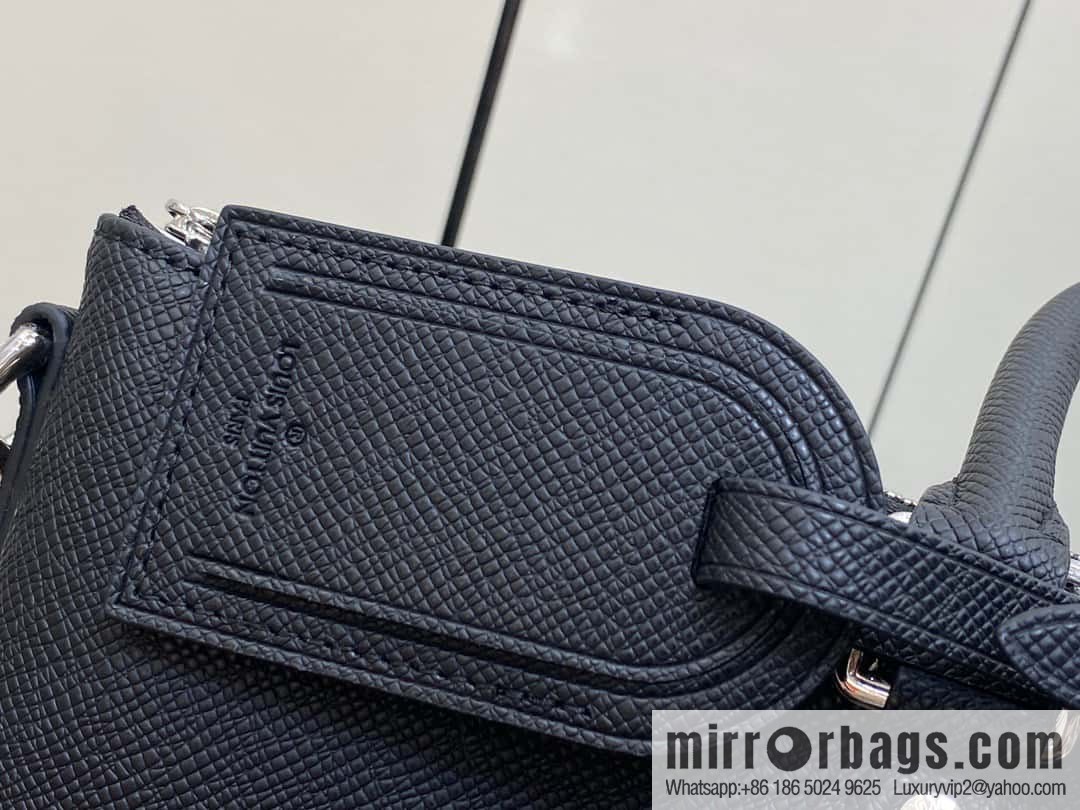 [Original order boutique] M30978 black full leather cross pattern briefcase series SLIM NV briefcase