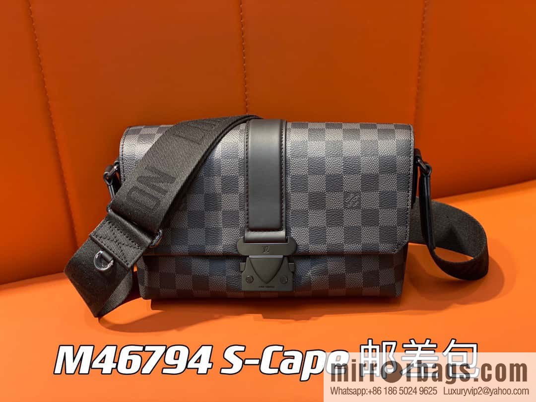 [Original order boutique] M46794 Haige, men's bag messenger bag series S-Cape messenger bag