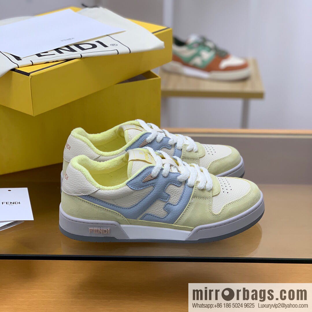 Fendi in white and blue leather His & Hers Vintage sneakers