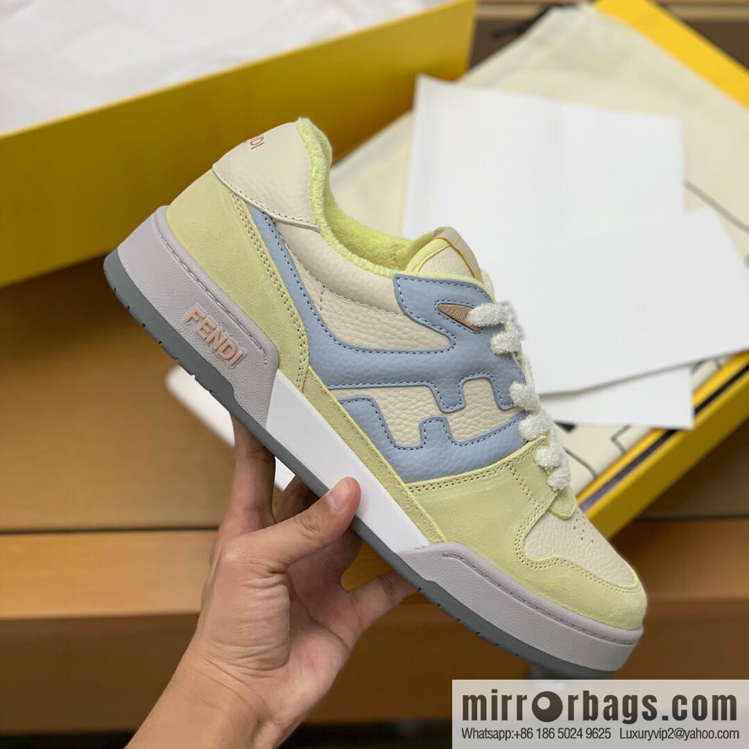 Fendi in white and blue leather His & Hers Vintage sneakers