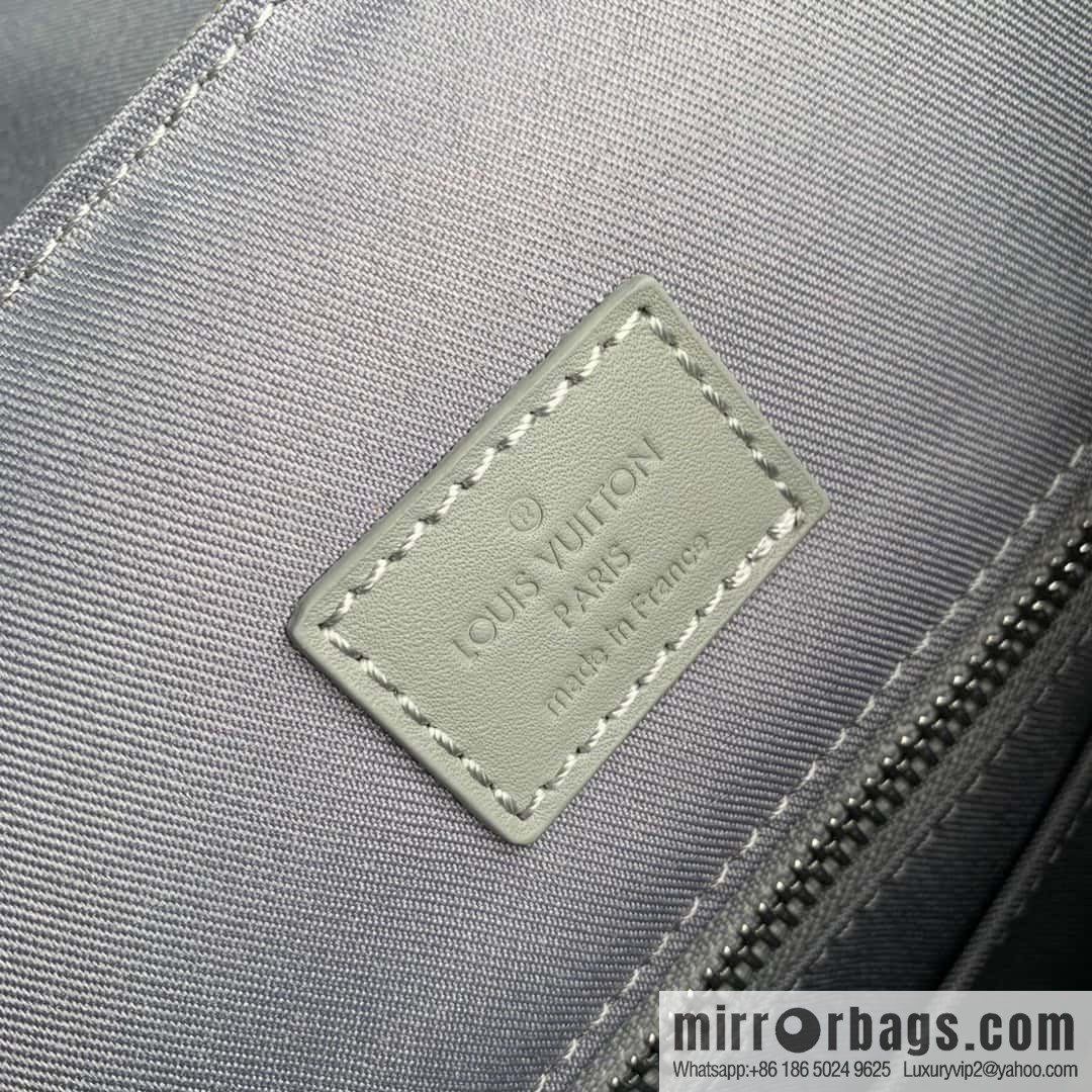 M21389 gray, full leather backpack series, the new CHRISTOPHER small backpack of the season