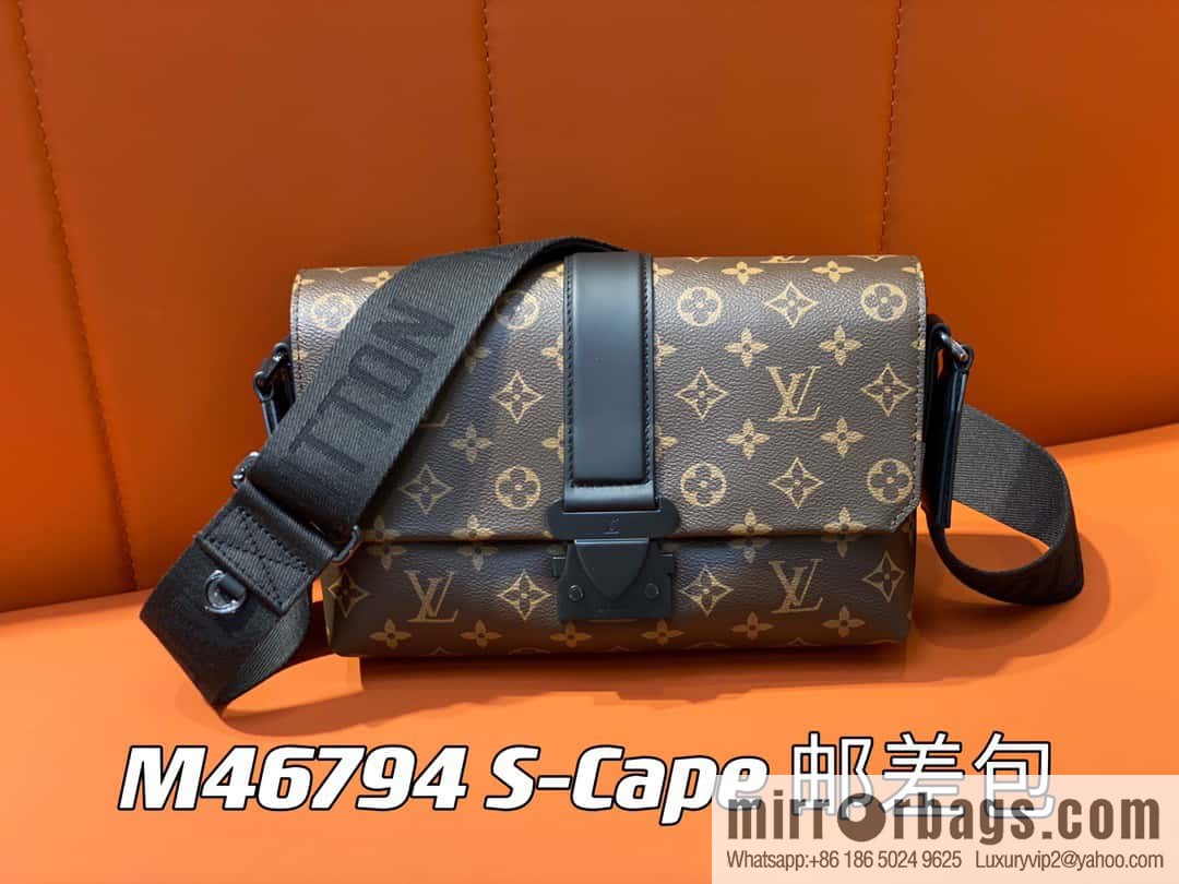 [Original single boutique] M46794 monogram men's bag messenger bag series S-Cape messenger bag