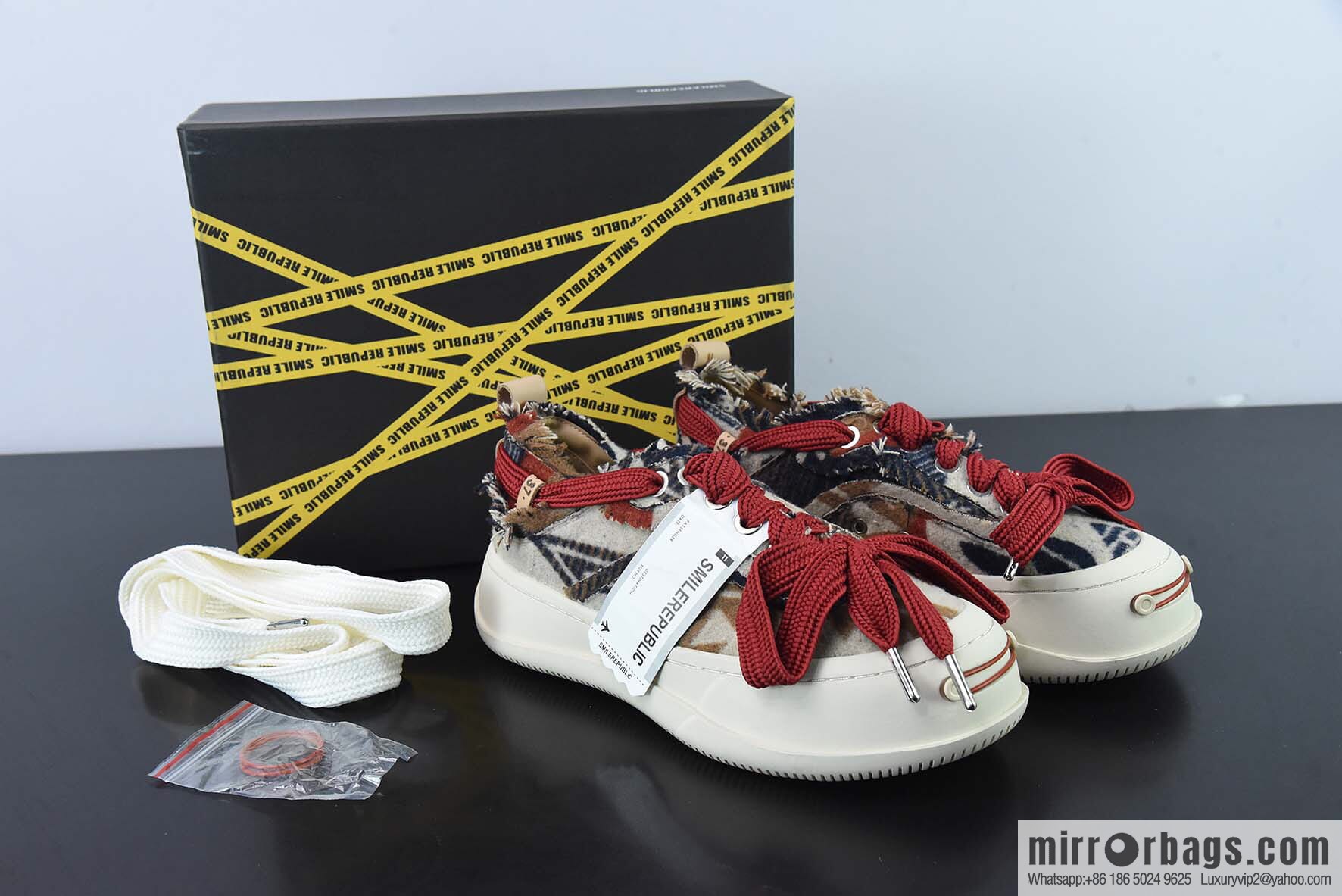 SMILEREPUBLIC Canvas Sneakers Low muffin thick bottom heightened low top anti-lace beggar wind canvas sneakers