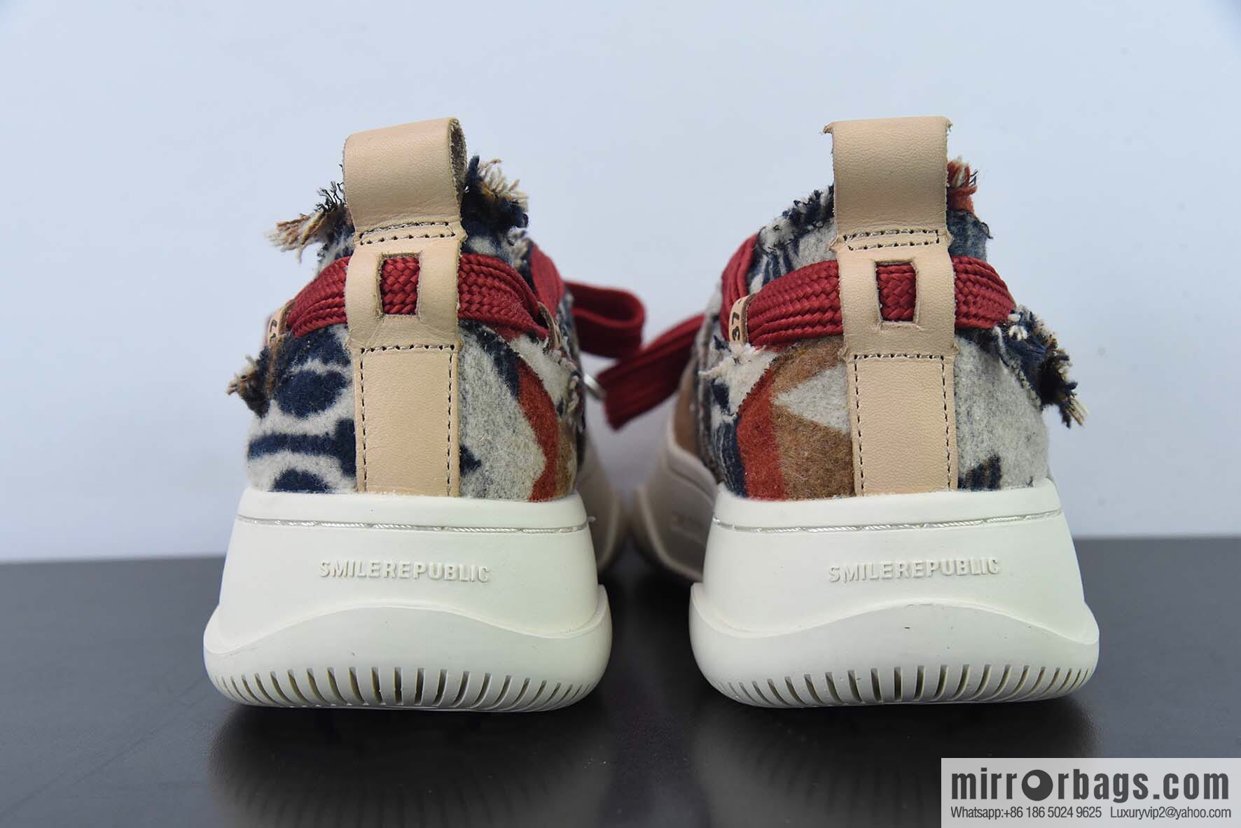 SMILEREPUBLIC Canvas Sneakers Low muffin thick bottom heightened low top anti-lace beggar wind canvas sneakers