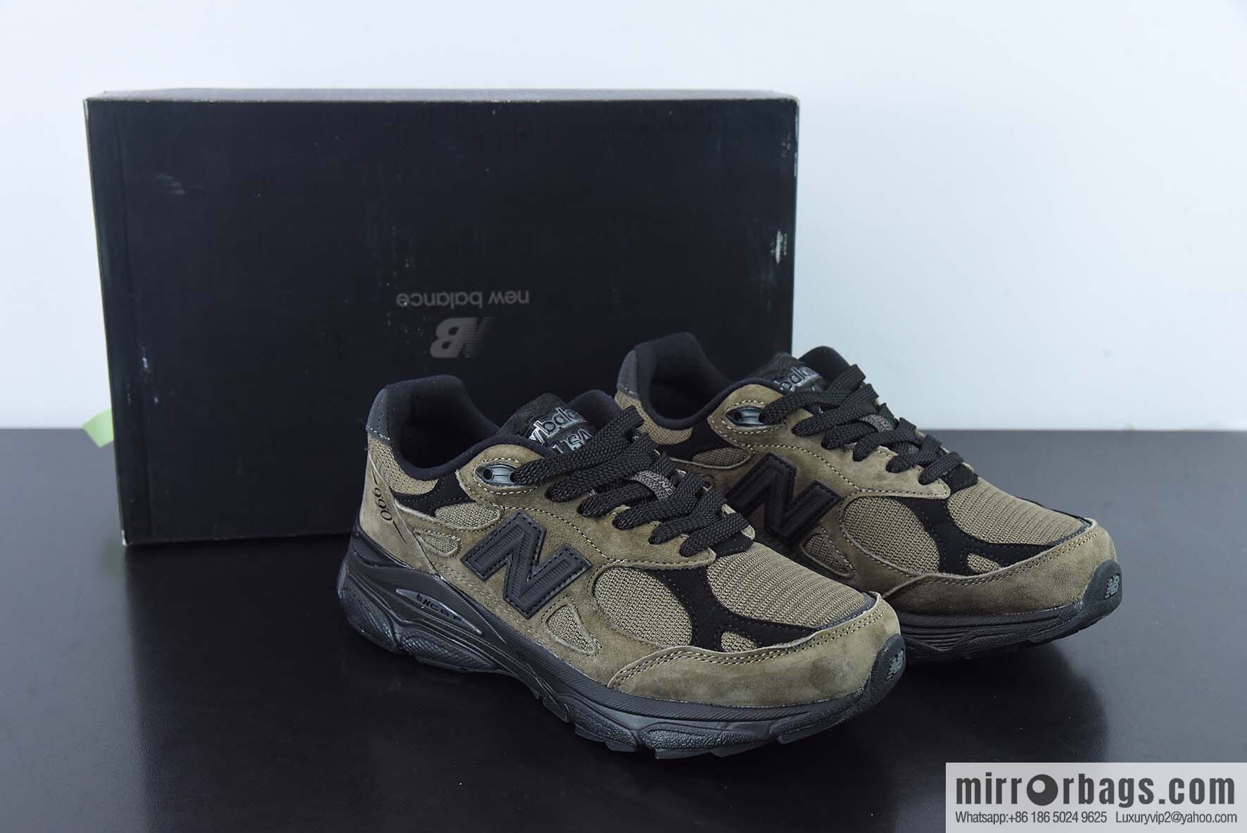 JJJJound x New Balance 990 v3 joint Vintage low-top casual running shoes, light brown, American, item number: M990JJ3
