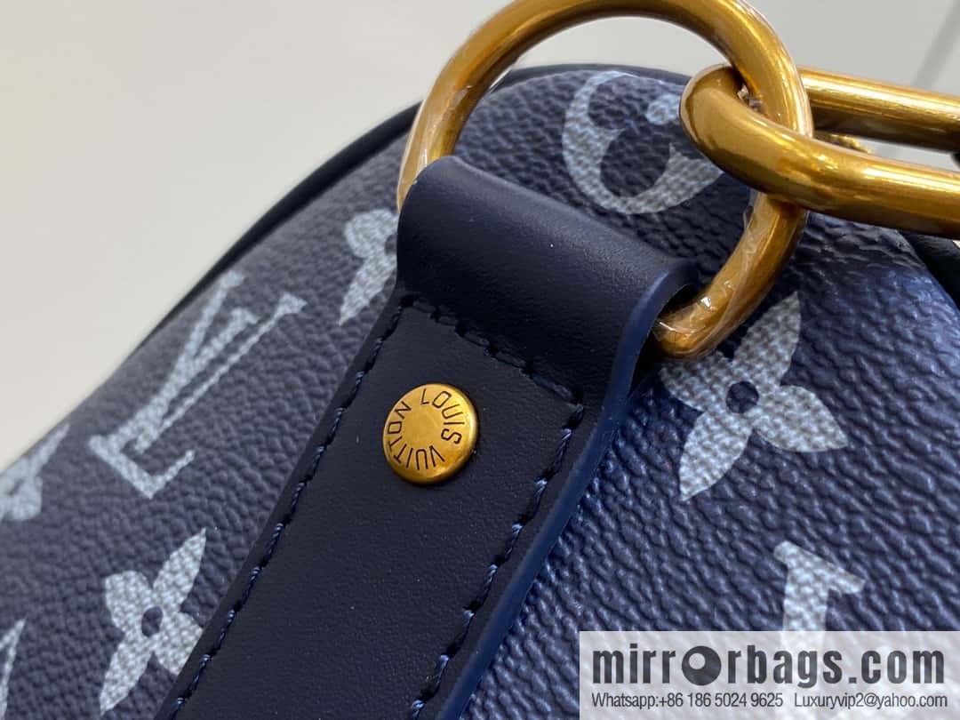 [Original order boutique] M23773 blue flame, men's bag pillow bag series KEEPALL 50 travel bag