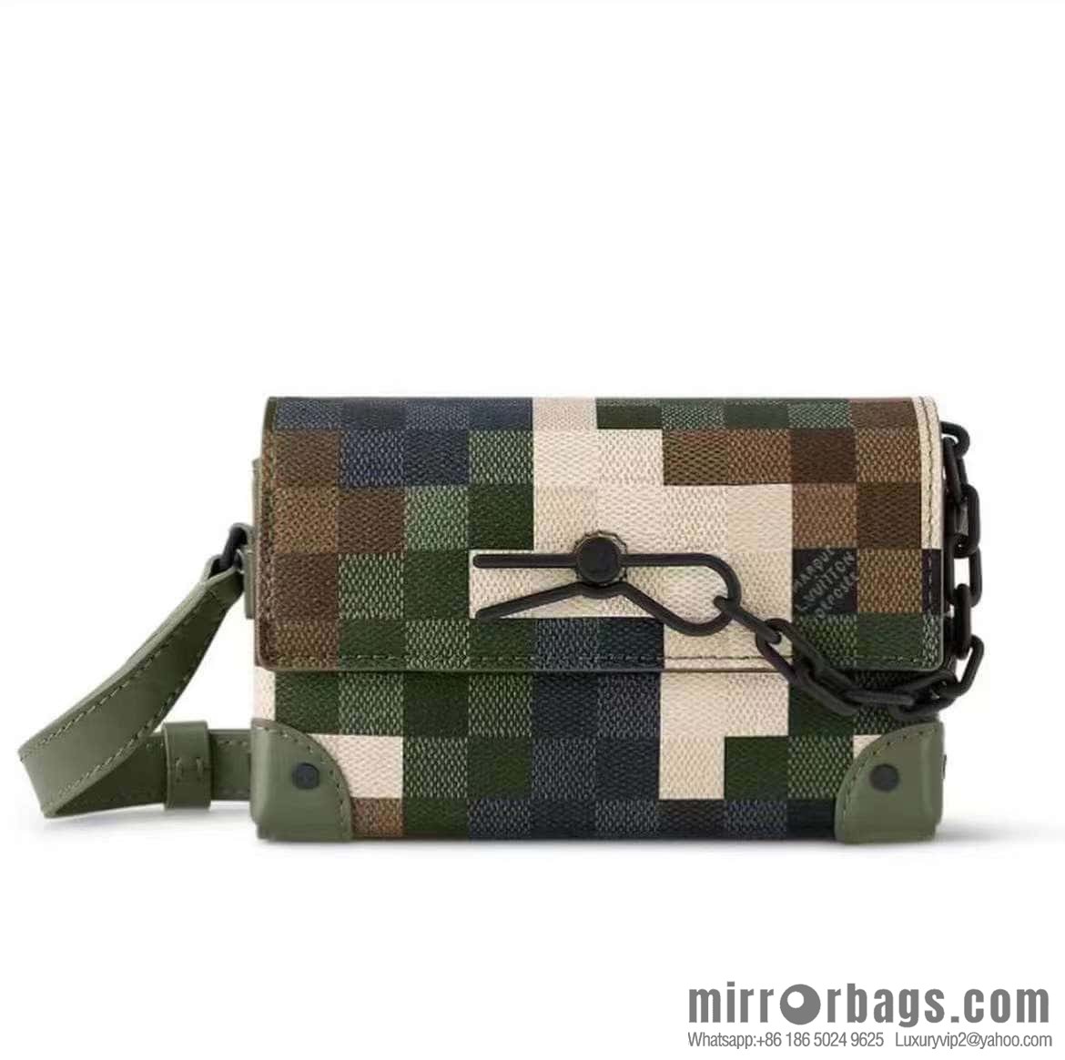 [Original order boutique] M83172 camouflage plaid mailman bag series, the new Steamer series mailman bag M81783 is the New Classics series