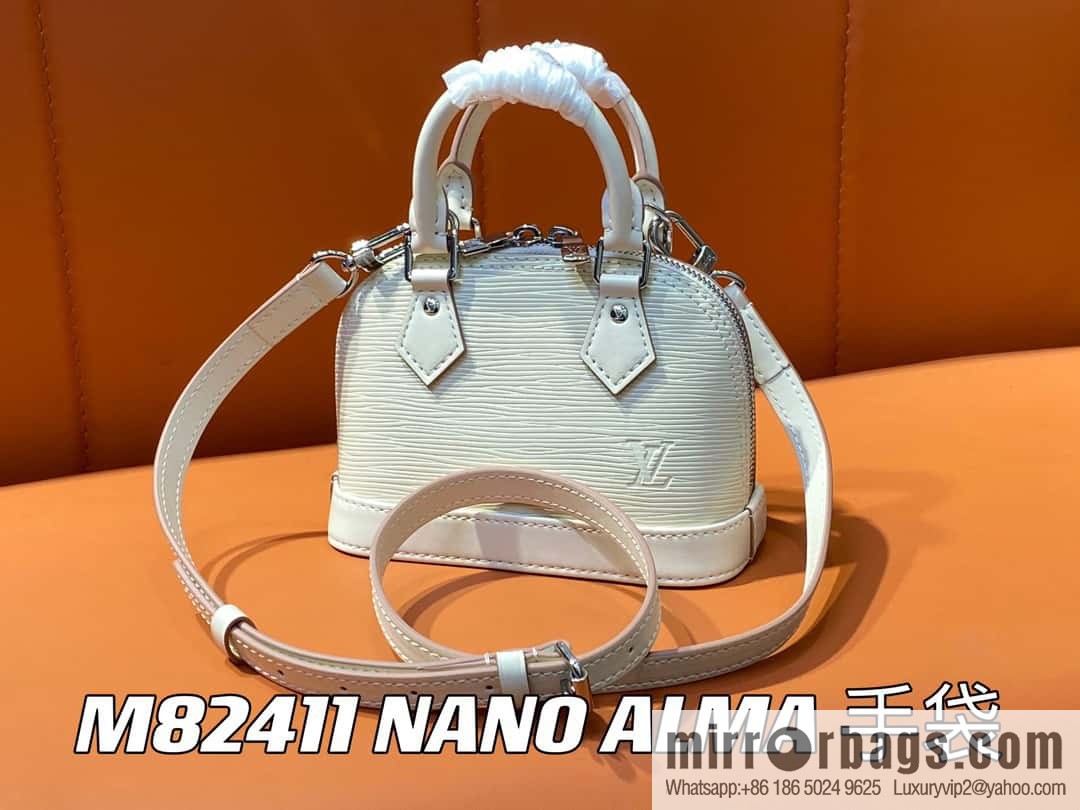 [Original order boutique] M81945 beige epi shell bag series NANO ALMA handbag M82411 Nano Alma handbag