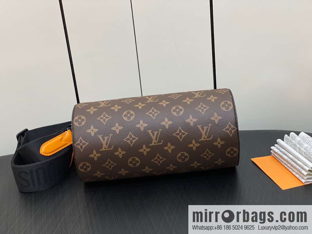 [Original order boutique] M46796 monogram cylinder bag men's bag series, this Soft Polochon small handbag