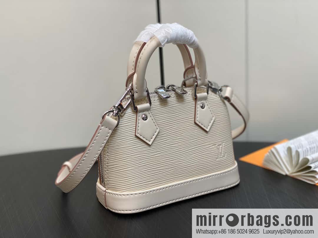 [Original order boutique] M81945 beige epi shell bag series NANO ALMA handbag M82411 Nano Alma handbag