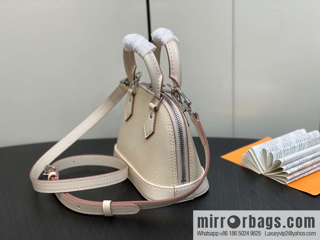 [Original order boutique] M81945 beige epi shell bag series NANO ALMA handbag M82411 Nano Alma handbag