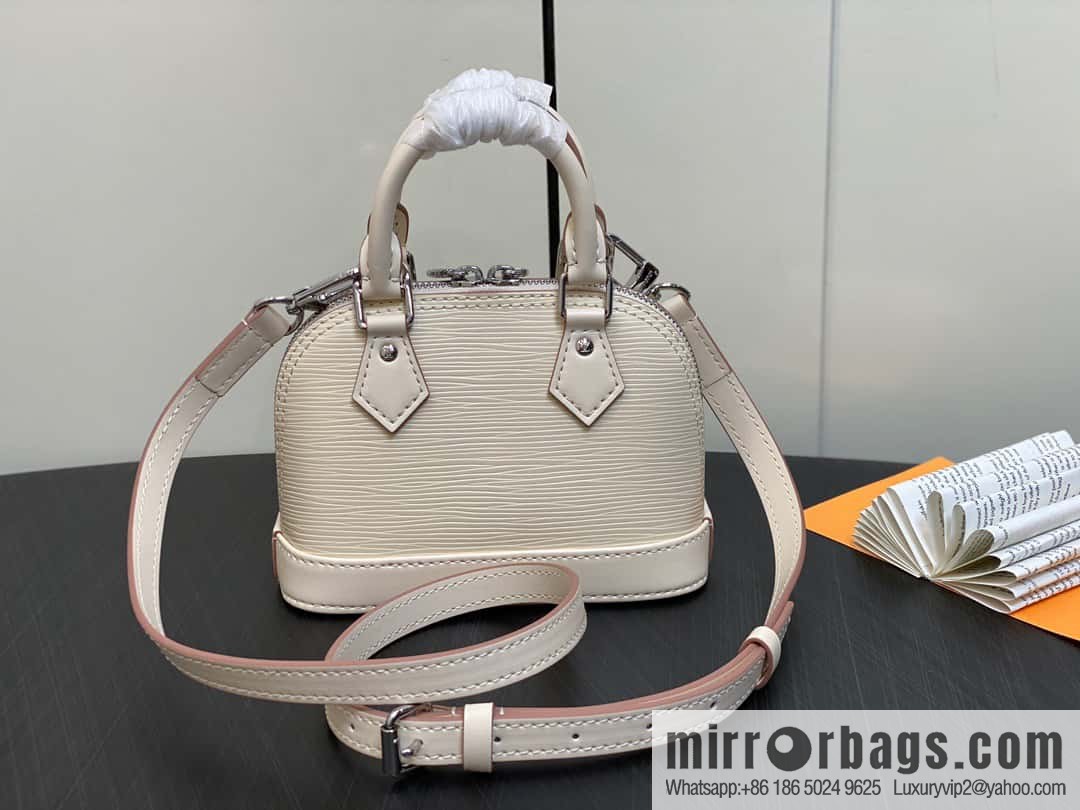 [Original order boutique] M81945 beige epi shell bag series NANO ALMA handbag M82411 Nano Alma handbag