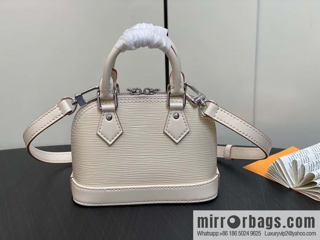 [Original order boutique] M81945 beige epi shell bag series NANO ALMA handbag M82411 Nano Alma handbag
