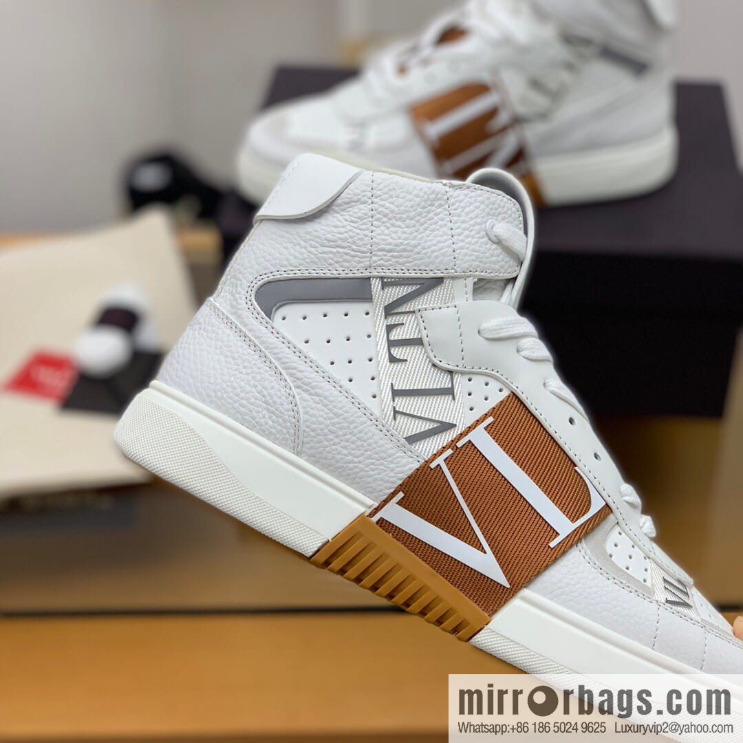 VALENTINO Valentino, six rubber effects VLTN logo straps Unisex His & Hers sneakers