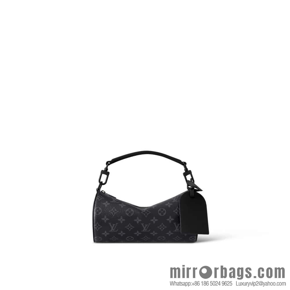 [Original order boutique] M46796 black flower, cylinder bag men's bag series, this Soft Polochon small handbag.