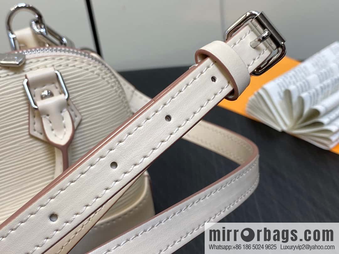 [Original order boutique] M81945 beige epi shell bag series NANO ALMA handbag M82411 Nano Alma handbag
