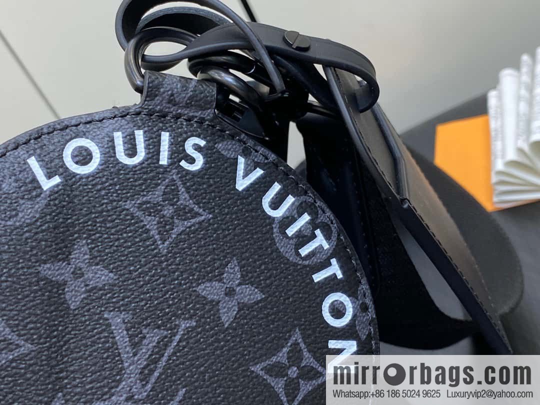 [Original order boutique] M46796 black flower, cylinder bag men's bag series, this Soft Polochon small handbag.