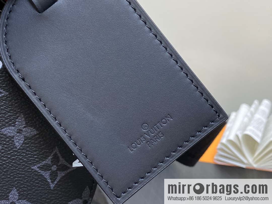 [Original order boutique] M46796 black flower, cylinder bag men's bag series, this Soft Polochon small handbag.