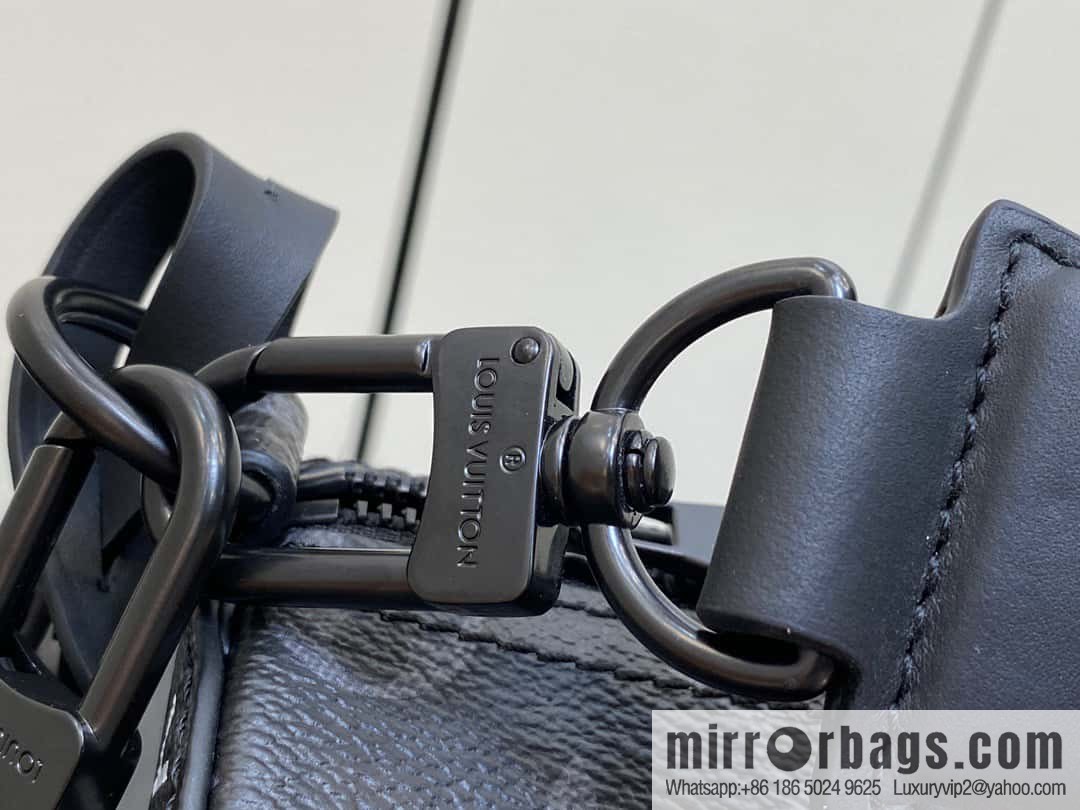 [Original order boutique] M46796 black flower, cylinder bag men's bag series, this Soft Polochon small handbag.