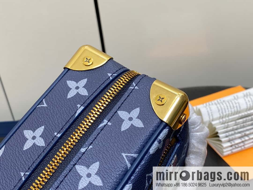 [Original order boutique] M23731 blue flame, box box series M44480 This Mini Soft Trunk handbag