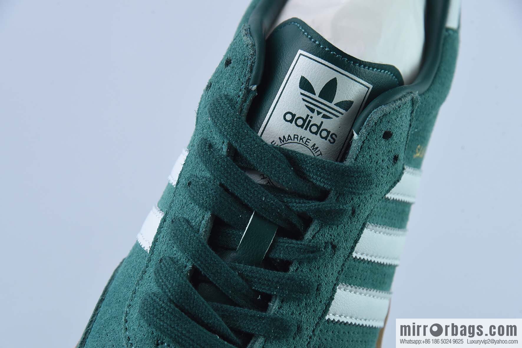 Adidas Samba OG Grey, Green, Samba Fur Vintage Casual Board Shoes SKU: HP7902