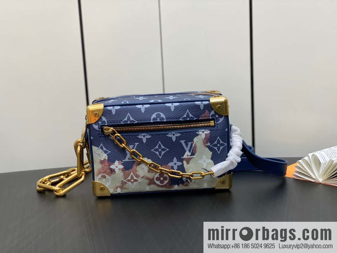 [Original order boutique] M23731 blue flame, box box series M44480 This Mini Soft Trunk handbag