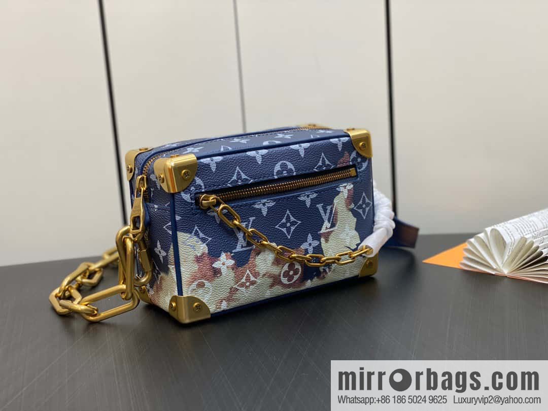 [Original order boutique] M23731 blue flame, box box series M44480 This Mini Soft Trunk handbag