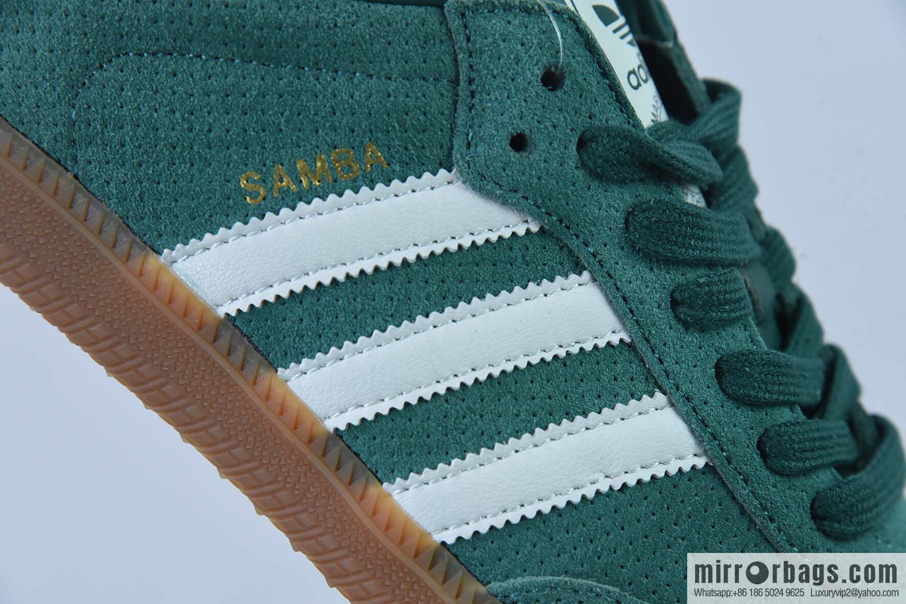 Adidas Samba OG Grey, Green, Samba Fur Vintage Casual Board Shoes SKU: HP7902